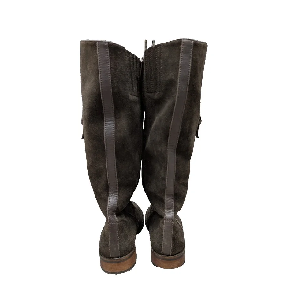 Bussola Riding Boots Womens 10 EU41 Brown Leather Equestrian Old Money Timeless